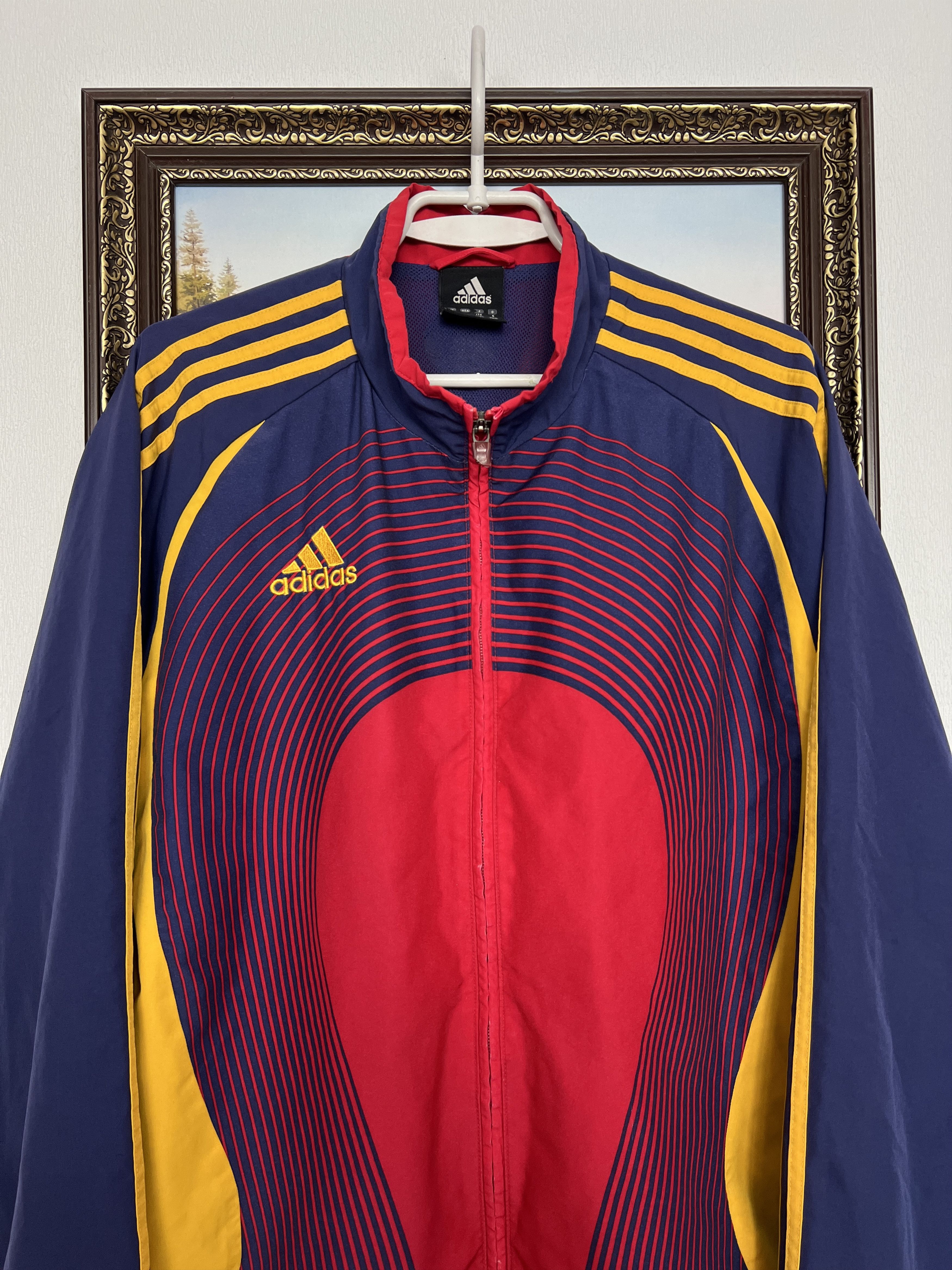Adidas Vintage Romania Football Jacket Soccer Track Top Zip Size US M / EU 48-50 / 2 - 2 Thumbnail