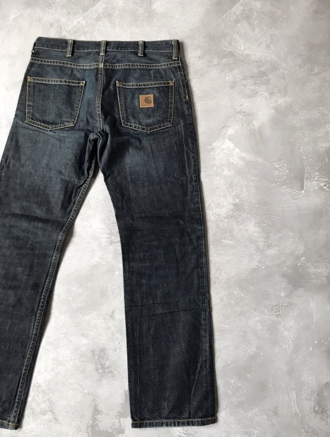 Carhartt Carhartt Vintage Indigo Denim Pants Leather Tab Size US 34 / EU 50 - 3 Thumbnail