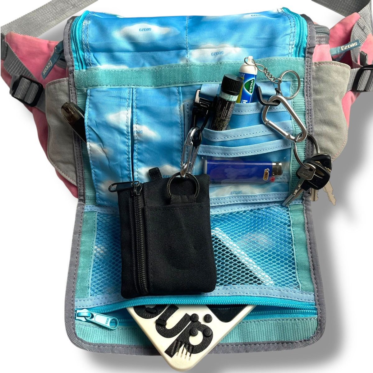 Hysteric Glamour 🇯🇵 VINTAGE OZONE COMMUNITY TWO WAY CROSSBODY WAIST BAG Size ONE SIZE - 6 Thumbnail