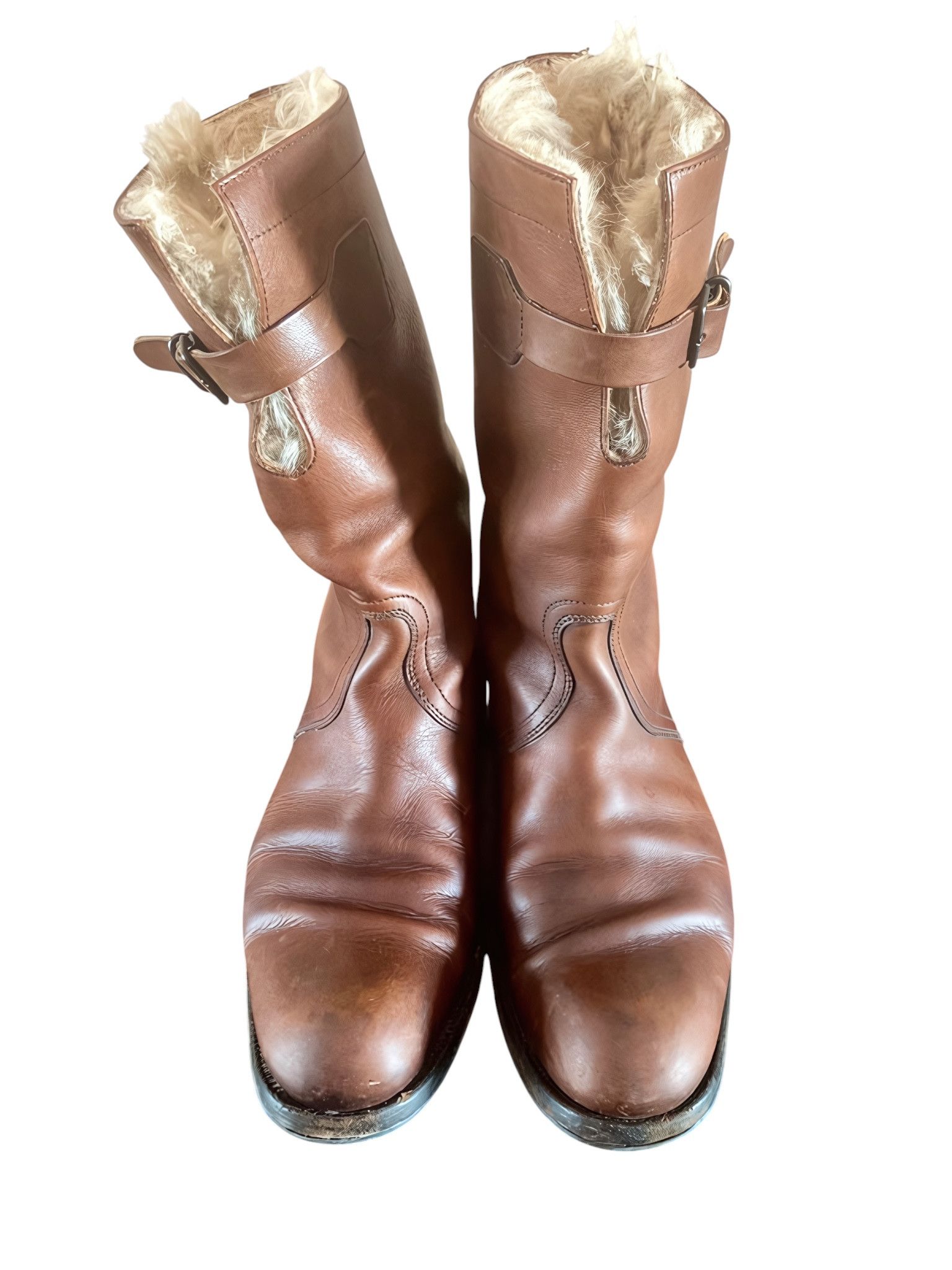 Gucci × Tom Ford GUCCI AW99 Tom Ford Chunky Motorcycle Boots | Grailed