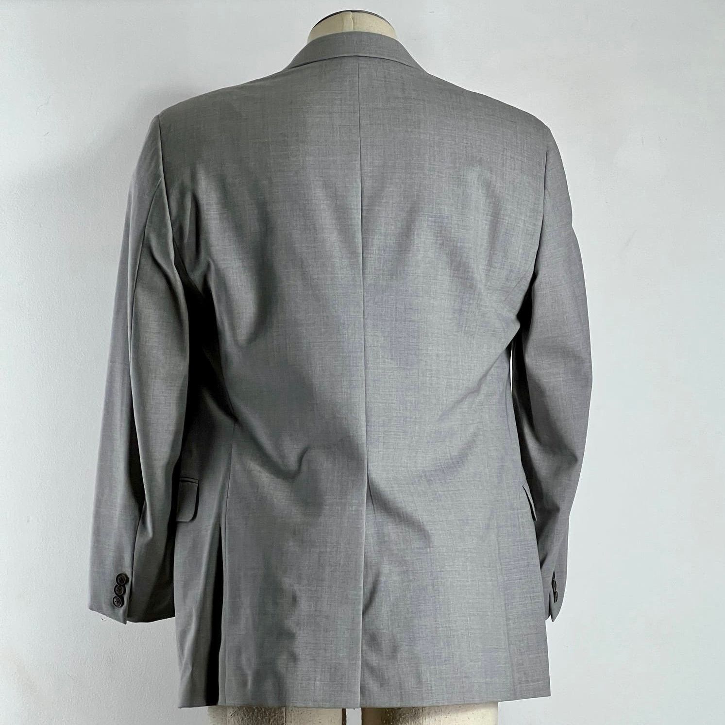 Theory Theory Men's Wool Blazer Light Gray Coat Jacket Size 42R Size US L / EU 52-54 / 3 - 2 Thumbnail