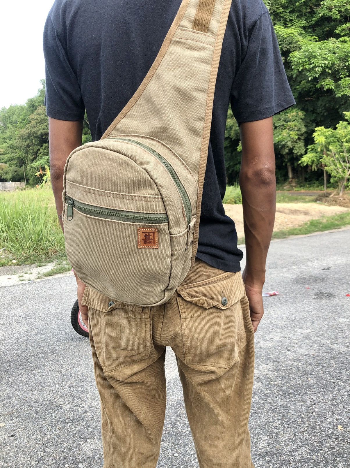 Japanese Brand HARD CANVAS CROSSBODYBAG Y2K STYLE Size ONE SIZE - 2 Thumbnail