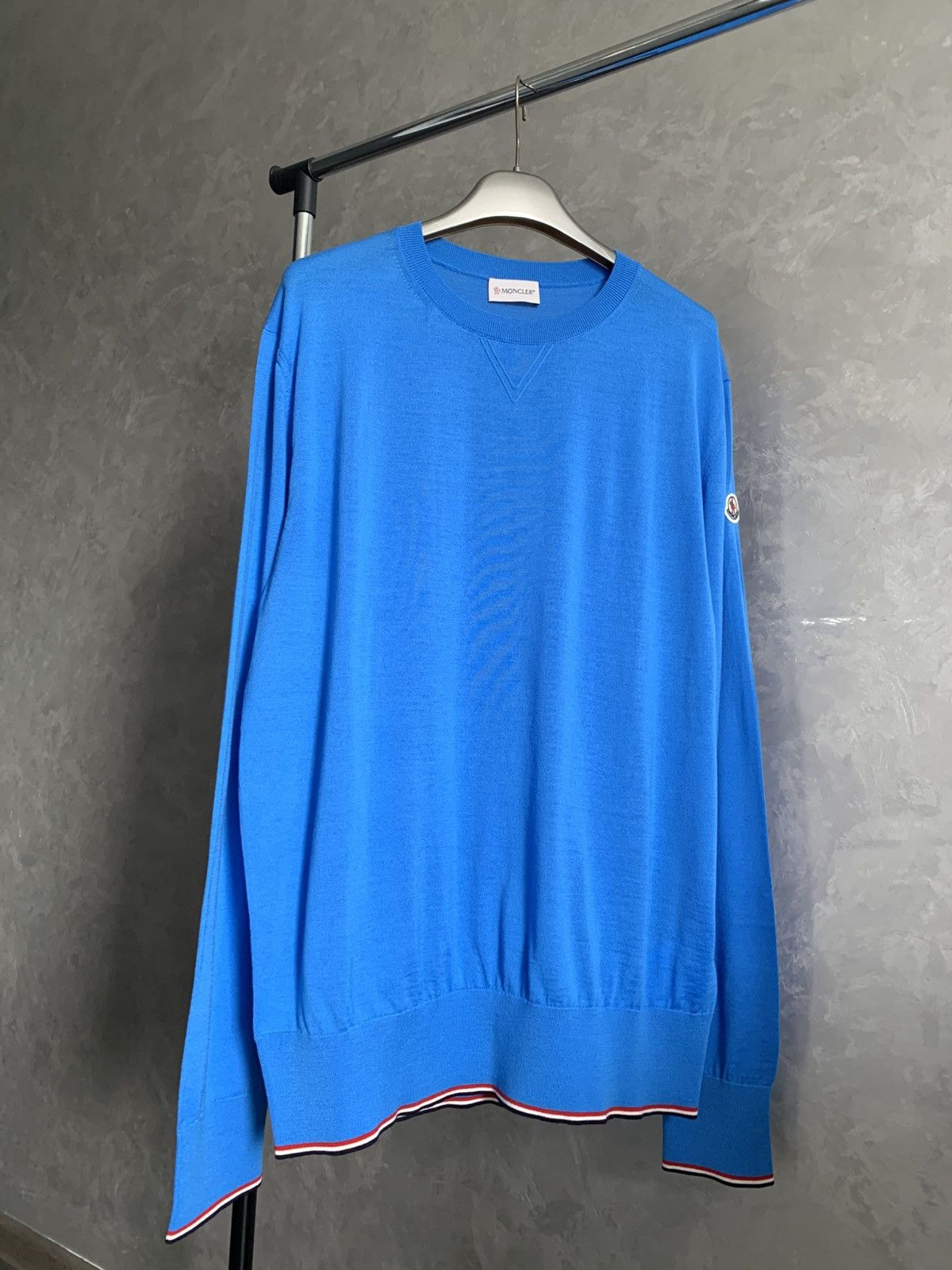 Moncler Moncler Maglia Tricot Girocollo Wool Men’s Sweater Jumper L Size US L / EU 52-54 / 3 - 1 Thumbnail