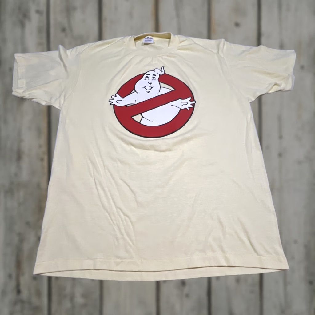 Vintage VINTAGE Sportswear Ghost Busters Shirt XL Yellow Single Stitch Graphic Thin Men Size US XL / EU 56 / 4 - 1 Thumbnail