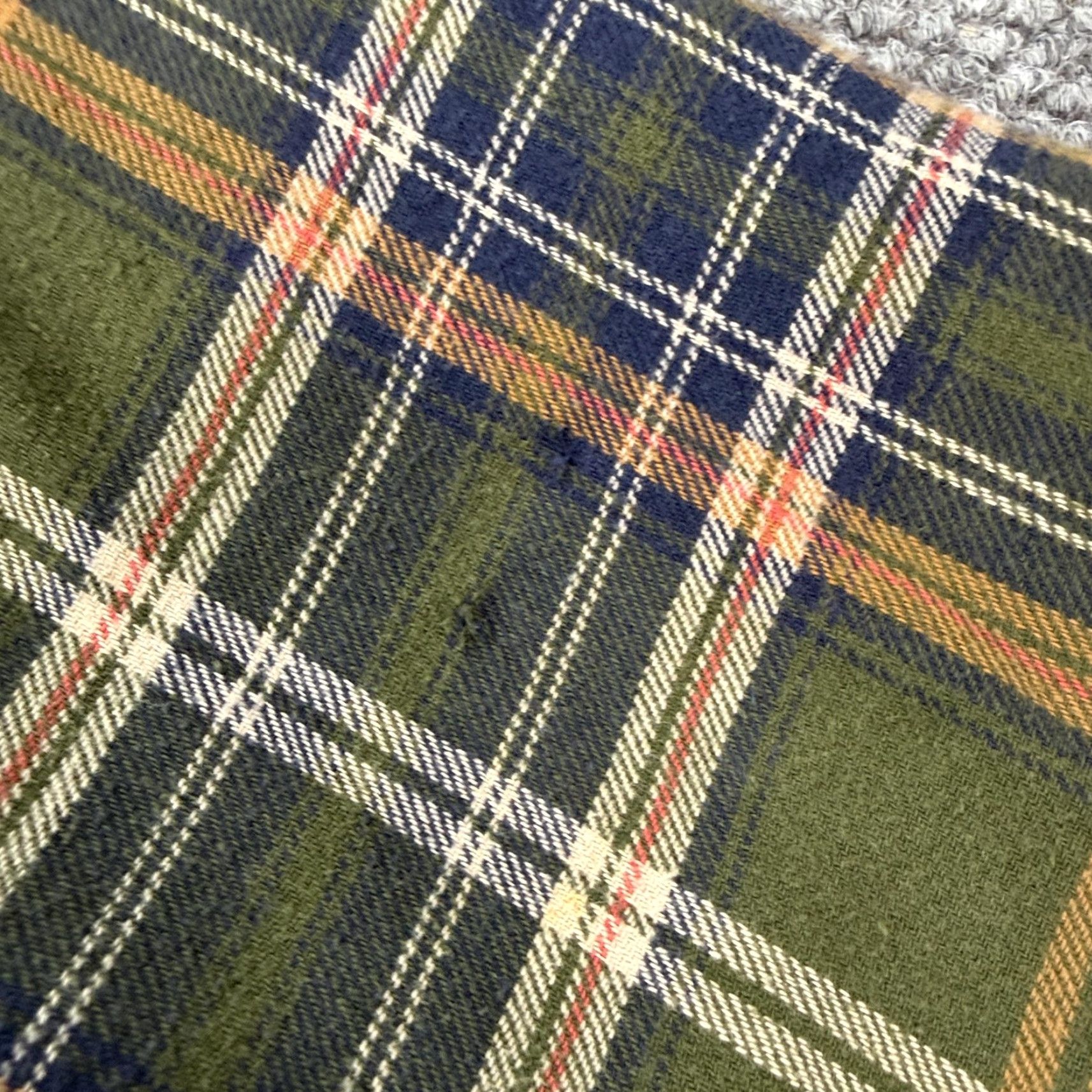 Vintage Field & Stream Shirt Jacket Mens Small Green Plaid Flannel Sherpa Lined Corduroy Jacket Shirt? Size US S / EU 44-46 / 1 - 7 Thumbnail