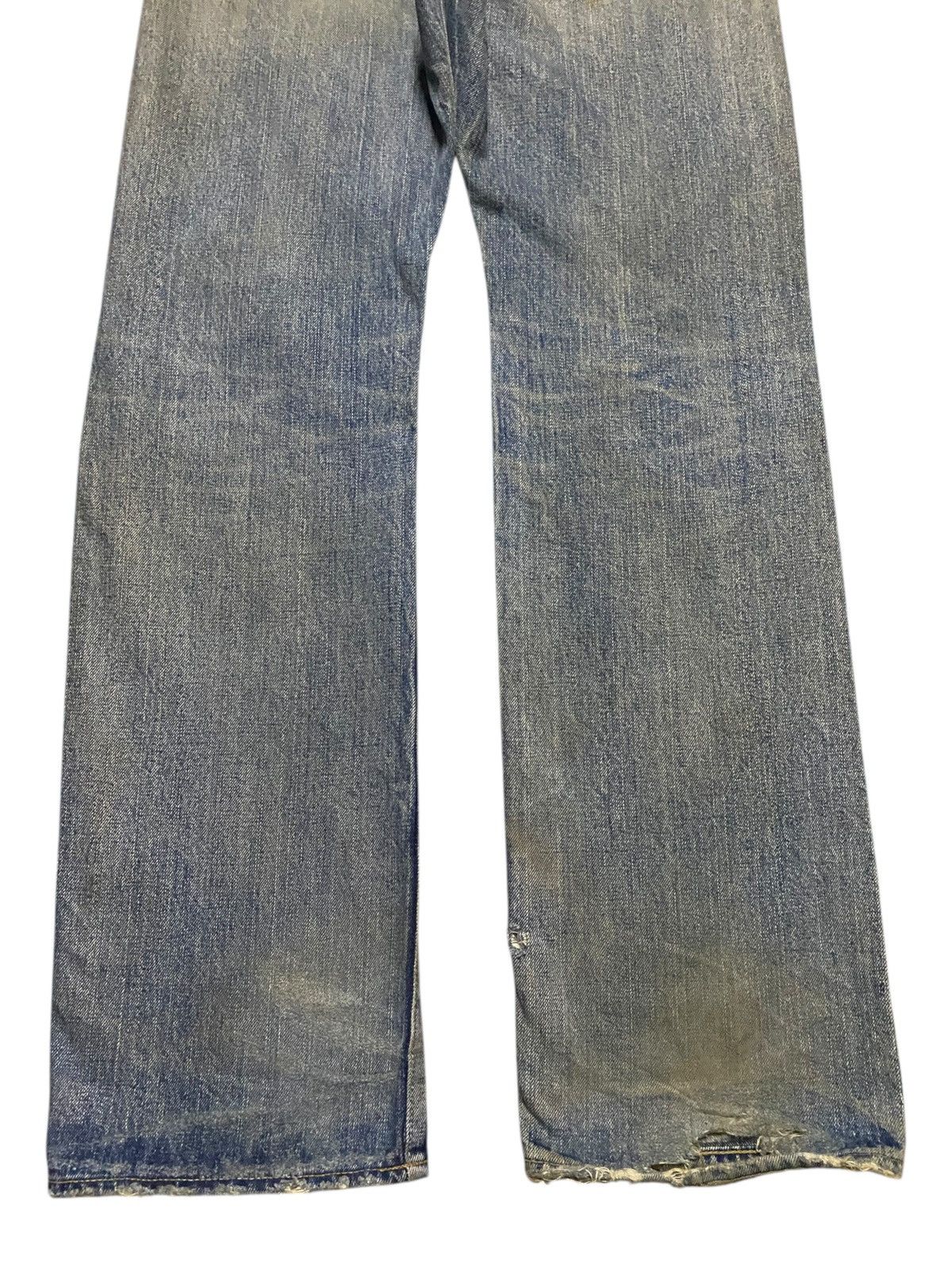 Junya Watanabe Vintage Blue Corn Japan Selvedge Heavy Faded Distressed Jean Size US 32 / EU 48 - 6 Thumbnail