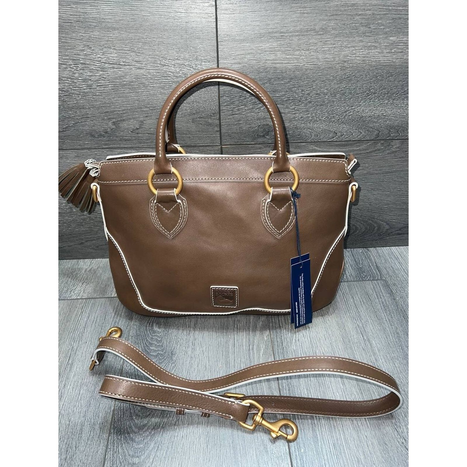 Dooney & Bourke Dooney & Bourke Florentine Leather Short Handle Bag A648443 Size ONE SIZE - 2 Thumbnail