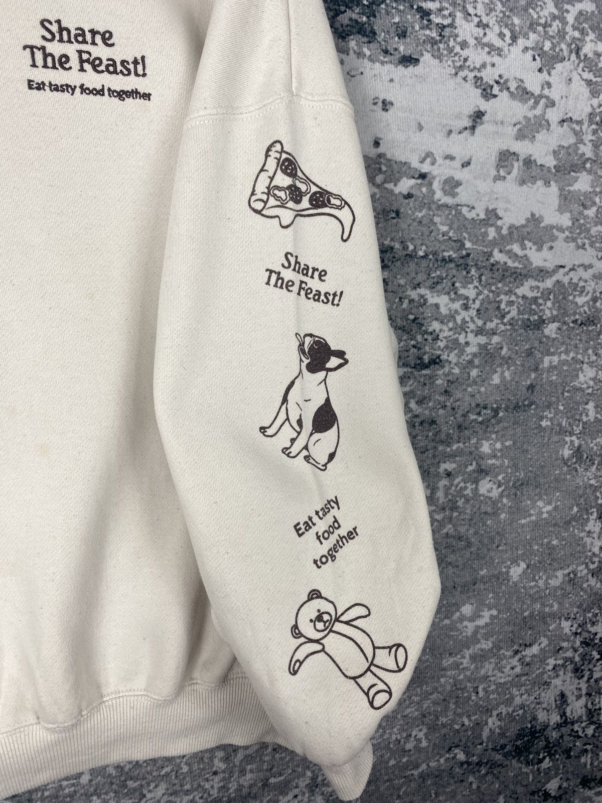 Japanese Brand Vintage Spray Premium Baggy Sweatshirts Size US XXL / EU 58 / 5 - 5 Thumbnail