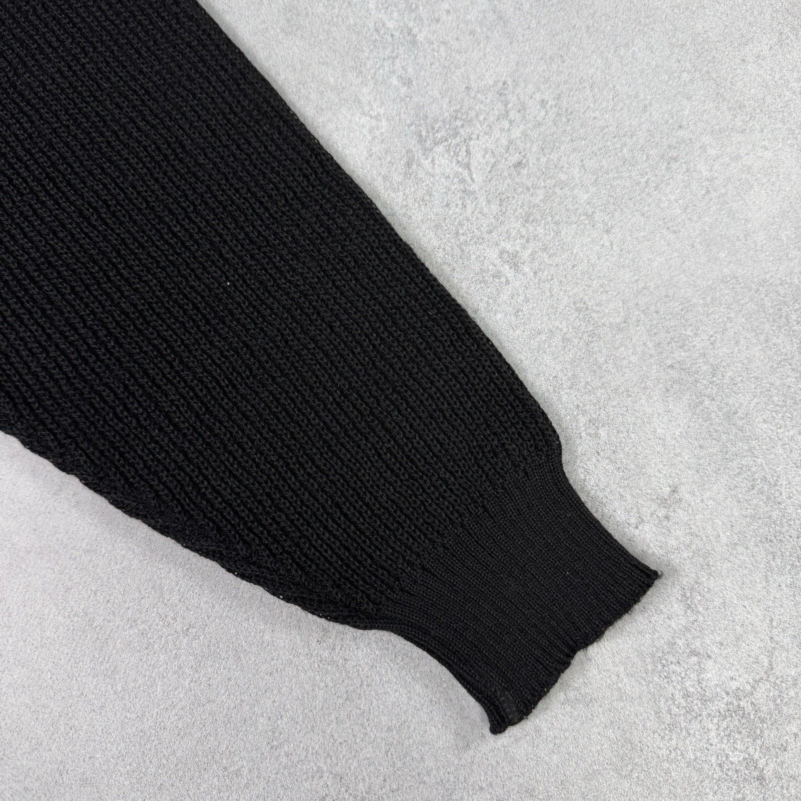 Lacoste Vintage Lacoste Chemise Wool Cardigan Size 4 Black Size US M / EU 48-50 / 2 - 2 Thumbnail