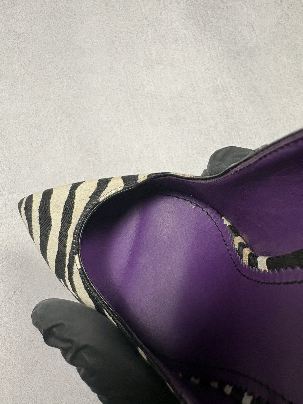 Dsquared2 Dsquared2 Zebra Print Pointed Toe Heels Pumps EU38 Archival Size US 8 / IT 38 - 24 Thumbnail