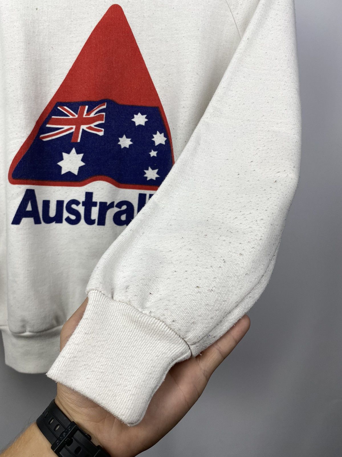 Vintage Vntg 80s AUSTRALIA Flag Crewneck Sweatshirts Pullover Jumper Size US S / EU 44-46 / 1 - 9 Thumbnail