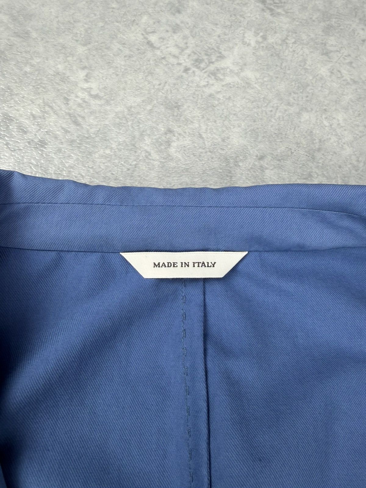 Colombo Colombo Italy Blue Blazer Cotton Silk Size 58 Size 48R - 10 Thumbnail