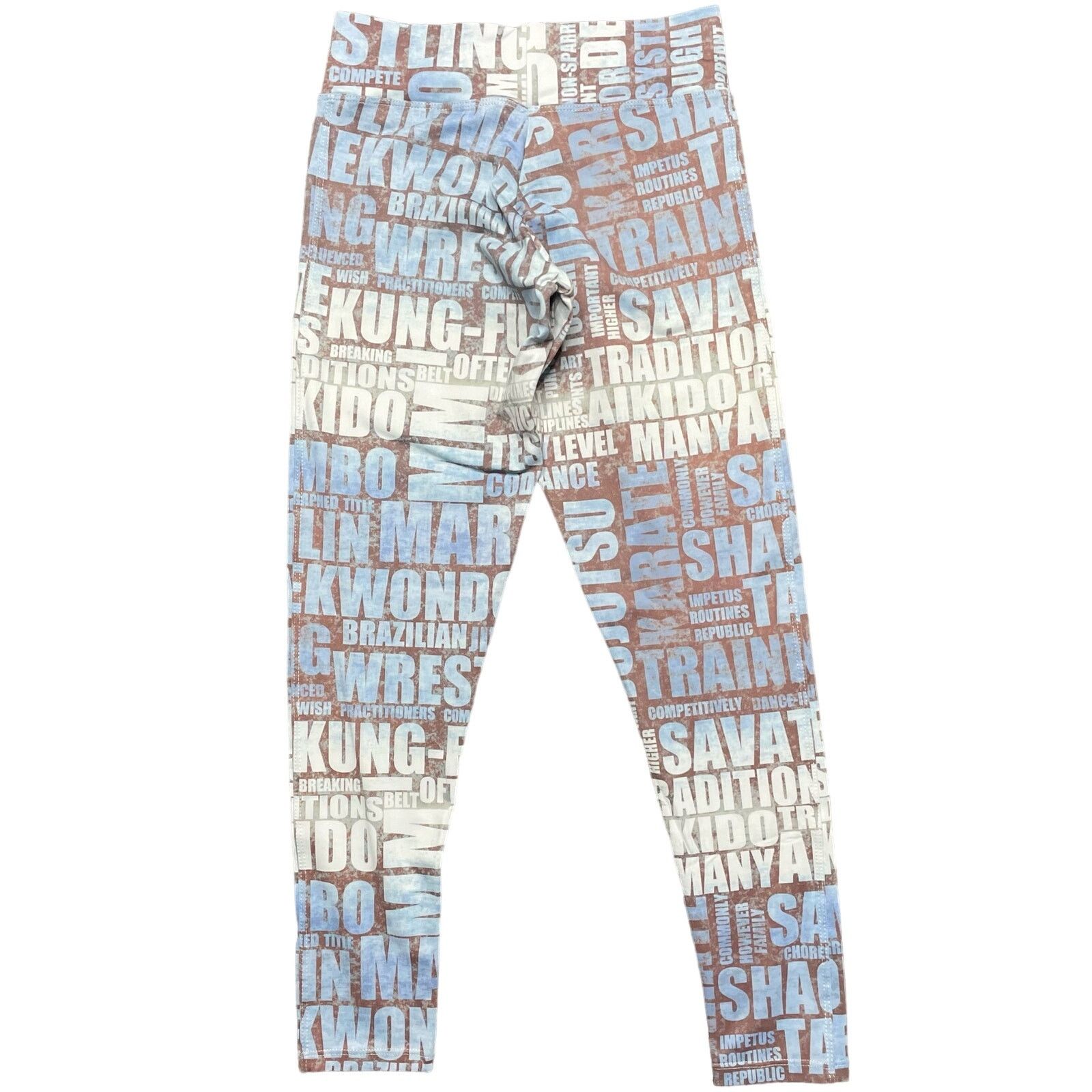 Other Mental Sports Word Print Leggings Size 30" / US 8 / IT 44 - 3 Thumbnail