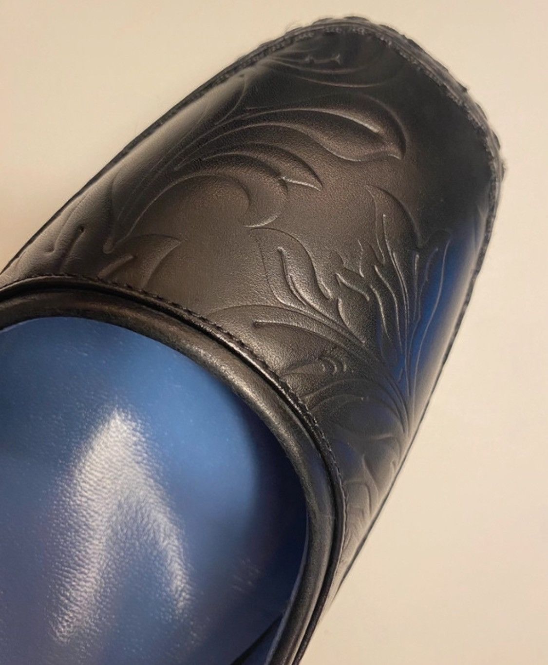 Quercioli pumps in Florentia printed embossed leather Size US 7 / IT 37 - 8 Thumbnail