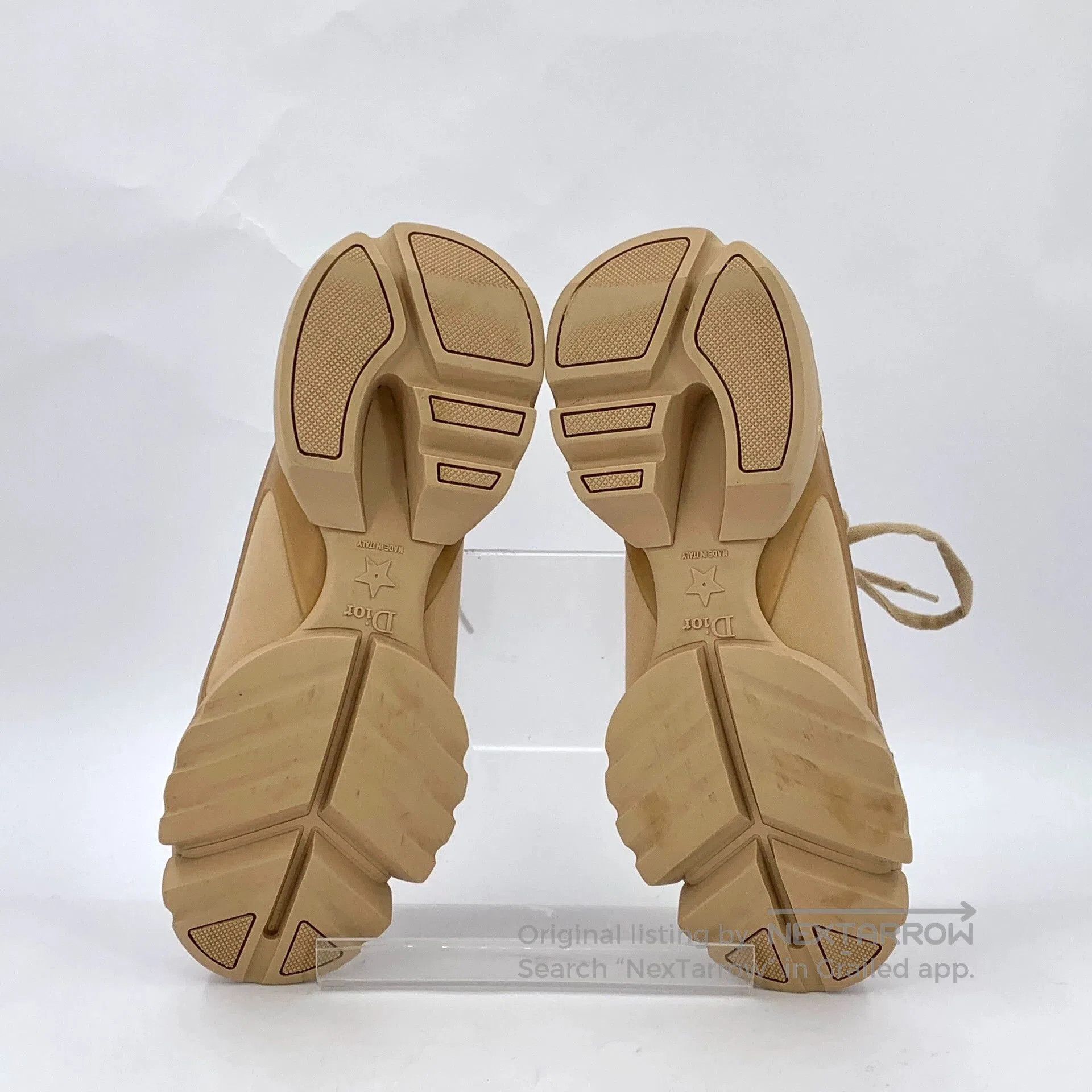 Dior Dior D-Connect Nude Leisure Sneakers. Size US 6.5 / EU 39-40 - 5 Thumbnail
