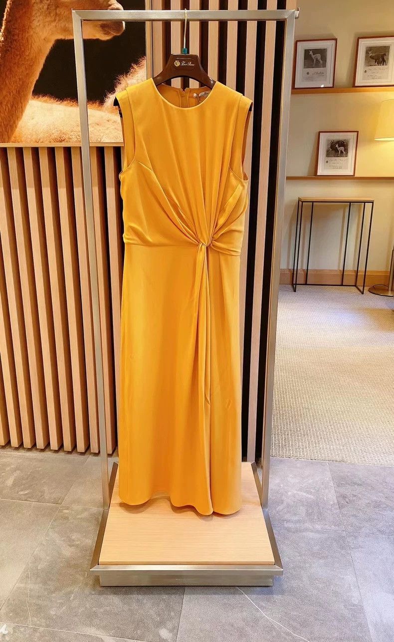 Loro Piana LORO PIANA Silk dress Size S / US 4 / IT 40 - 4 Thumbnail