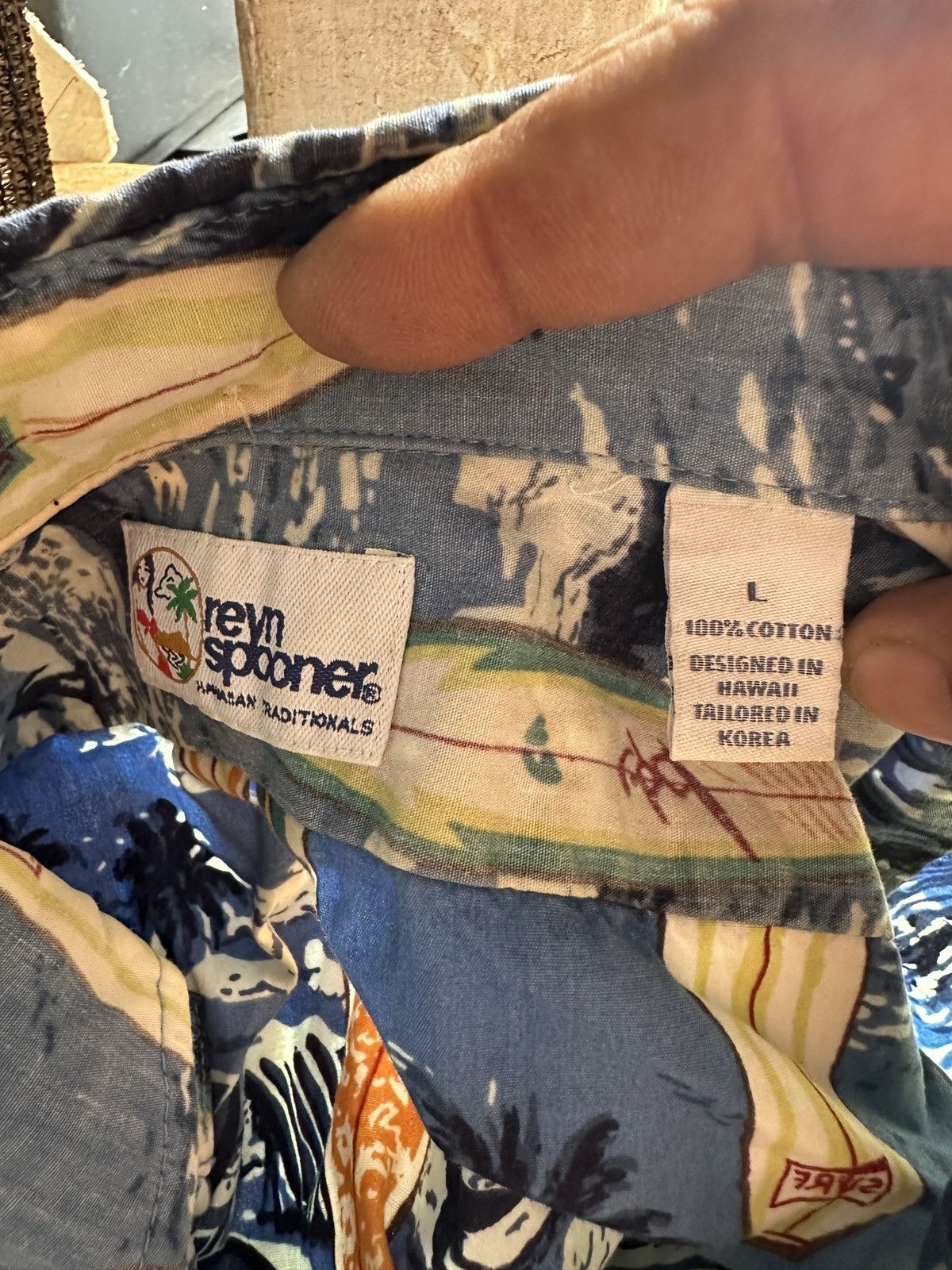 Reyn Spooner PreOwned Reyn Spooner Hawaiian Surf Multicolored Men's Large Size US L / EU 52-54 / 3 - 4 Thumbnail