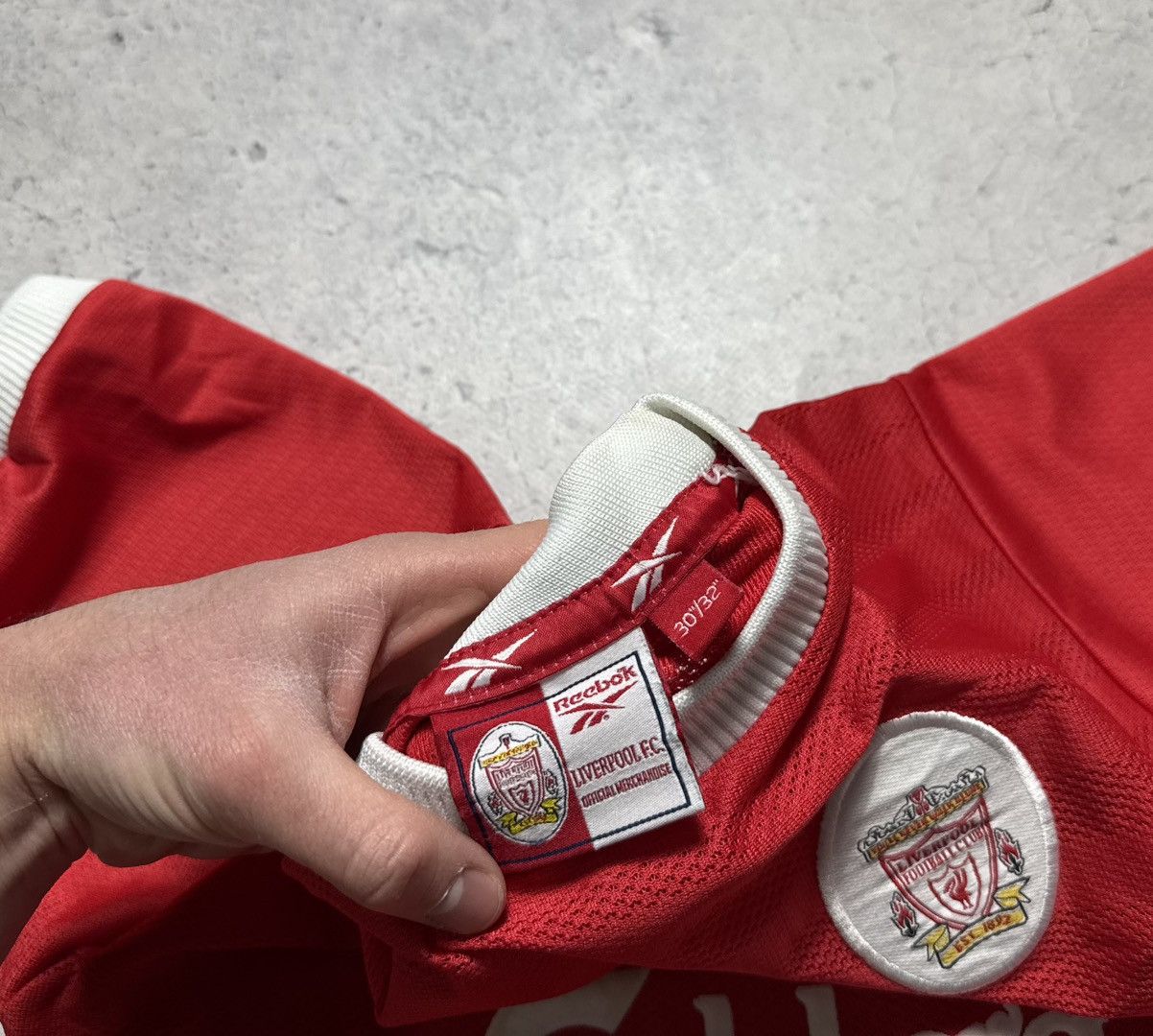 Reebok Reebok FC Liverpool 1998/2000 Vintage Soccer Jersey Size US XS / EU 42 / 0 - 7 Thumbnail
