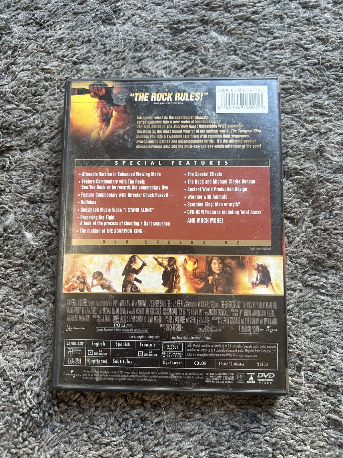 Universal Studios The Scorpion King (DVD) Size ONE SIZE - 2 Thumbnail