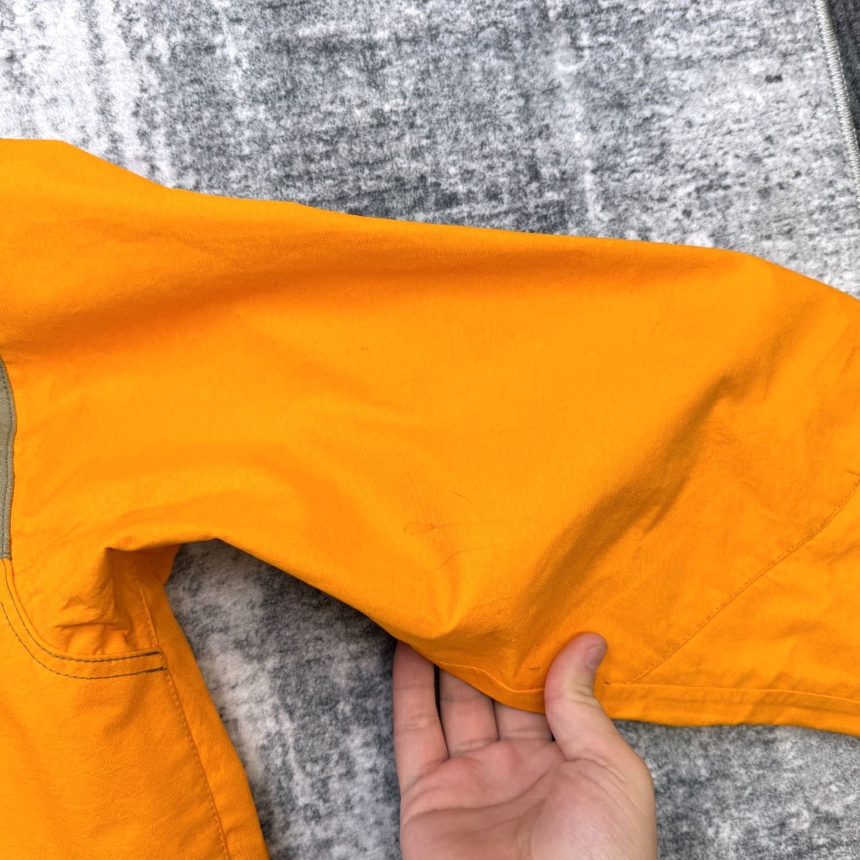 Vintage Saga Orange Parka Jacket Mens Small 3L Waterproof Snow Ski Travel Breathable Zipped Pockets Full Zip Taped Seams Nylon Regular 70s? Size US S / EU 44-46 / 1 - 7 Thumbnail