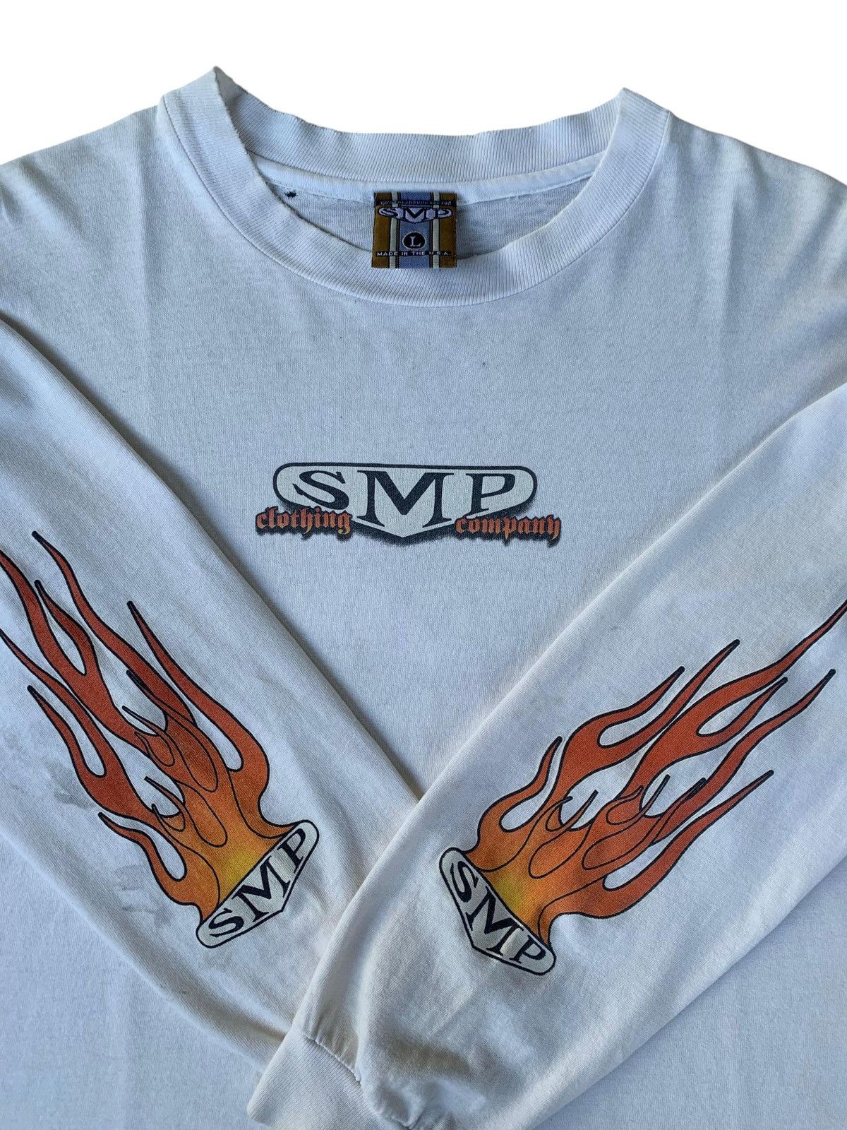 Other [SOLD] 🔥vintage 90s SMP Clothing skateboard flame Size US L / EU 52-54 / 3 - 1 Thumbnail