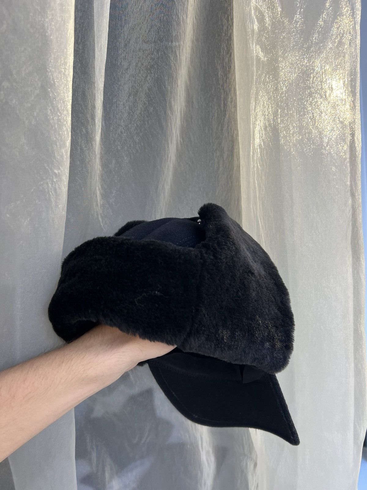 Prada Prada Trapper Wool Fur Hat Size ONE SIZE - 11 Thumbnail
