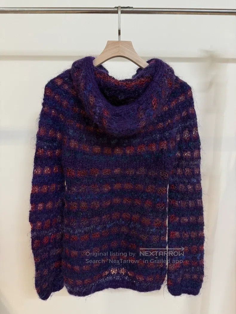 Comme des Garcons Comme Des Garcons Wool Knit Hooded Fitted Top Size S / US 4 / IT 40 - 3 Thumbnail