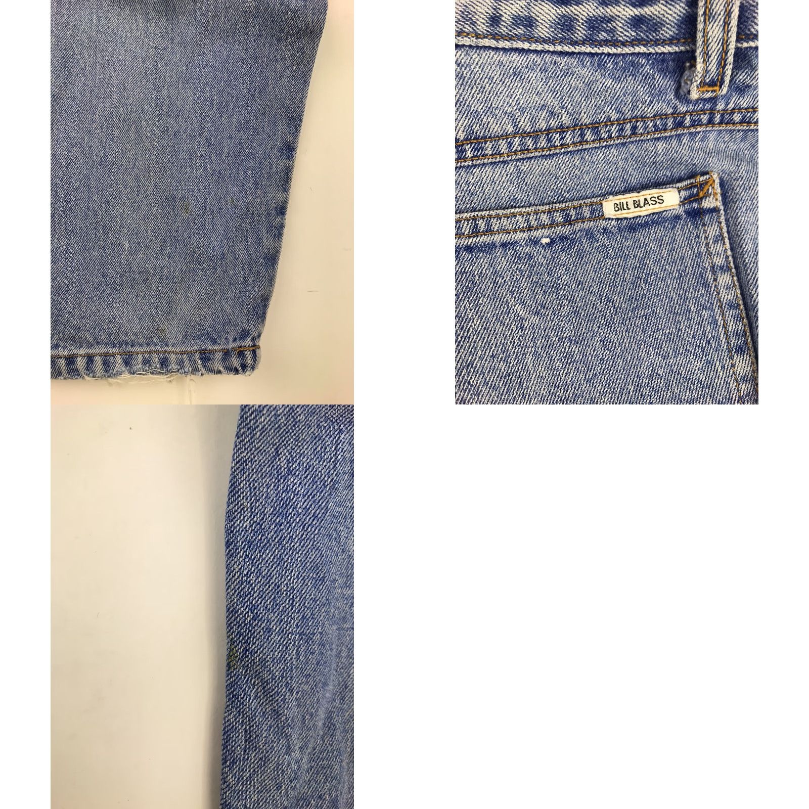 Bill Blass Bill Blass Petites Jeans Womens Blue Hi Rise Mom 100% Cotton Light Wash Size 30" / US 8 / IT 44 - 8 Thumbnail