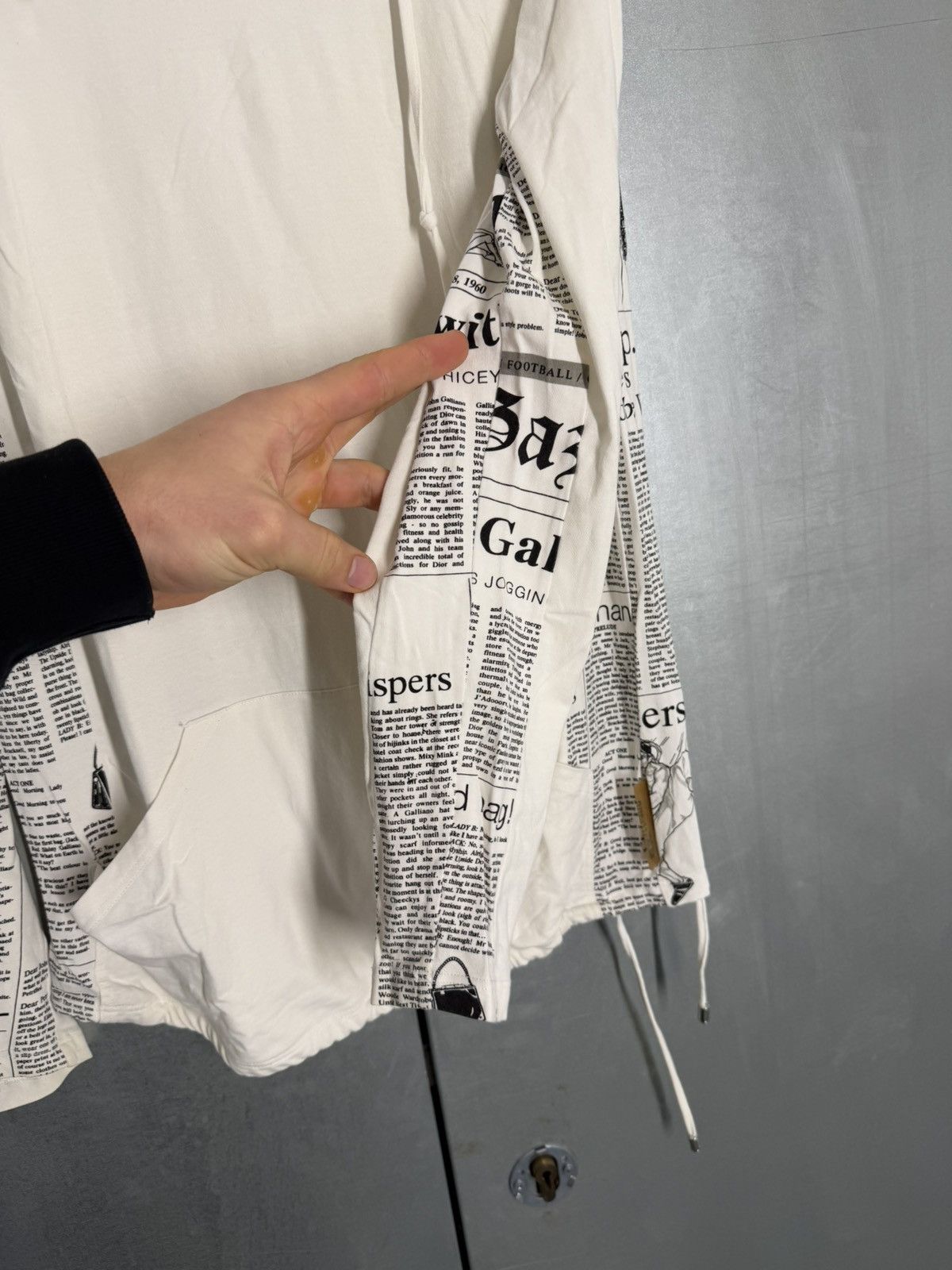 John Galliano John Galliano Gazette Light Hoodie Size US M / EU 48-50 / 2 - 7 Thumbnail