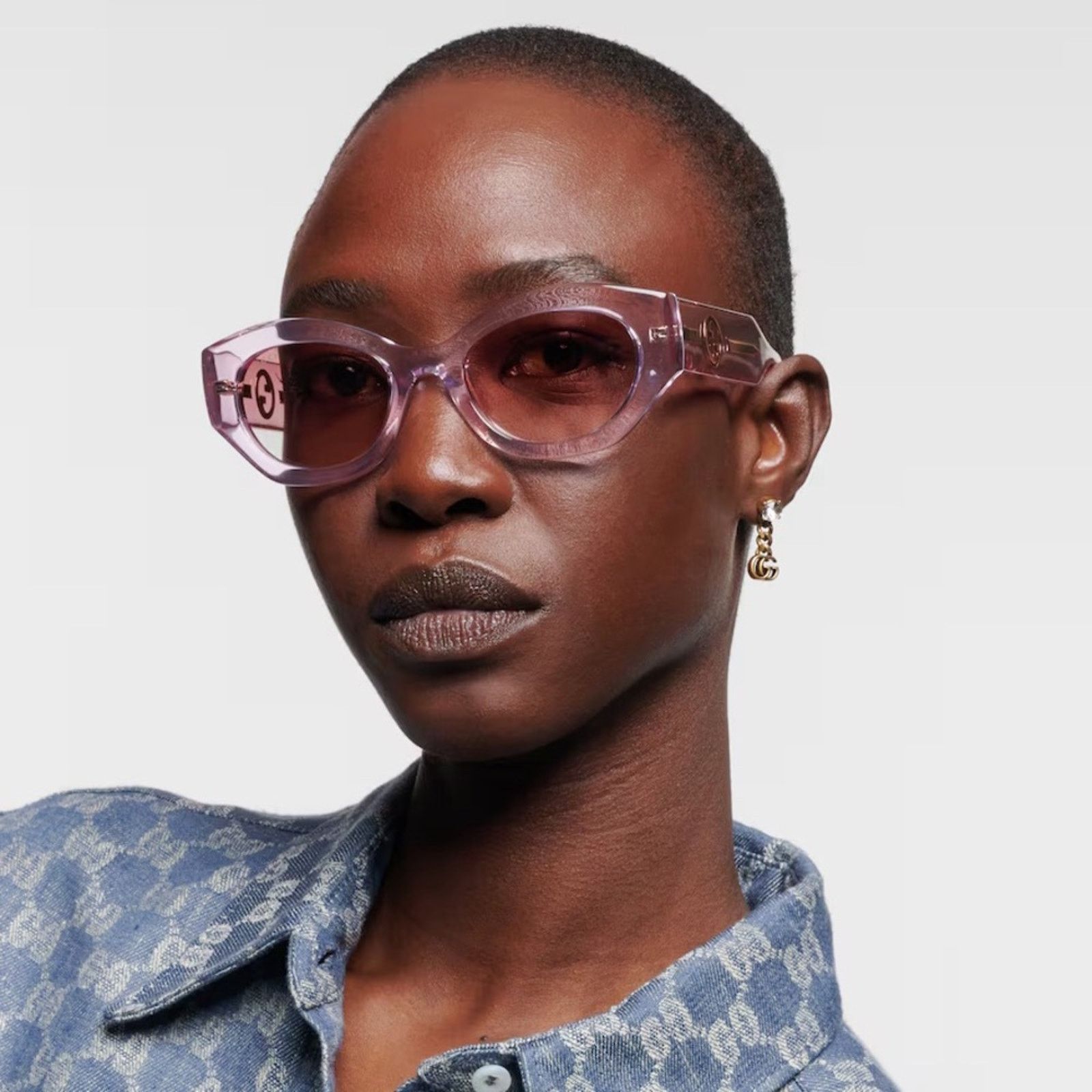 Gucci NEW Gucci Sunglasses GG1553S 003 Pink Red Women Authentic Size ONE SIZE - 5 Thumbnail