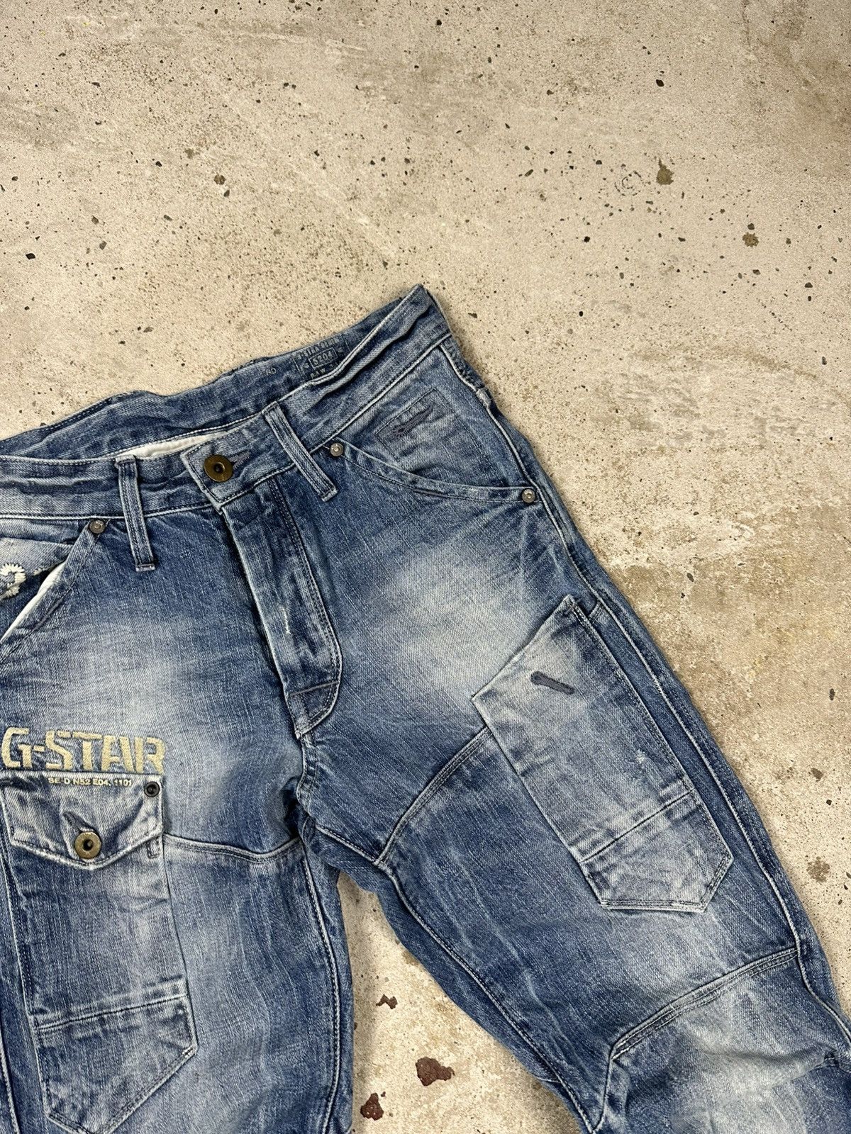G-Star × Japanese Brand × Vintage Vintage Y2K G Star Raw 3301 Embroidery Denim Pants Jeans Size US 28 / EU 44 - 7 Thumbnail