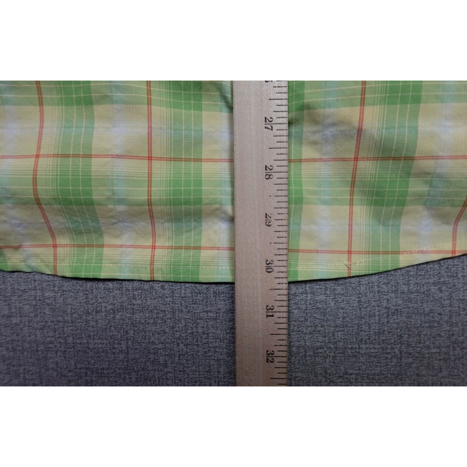 Orvis Orvis Shirt L Green Plaid Button-Up Lightweight Breathable Casual Workwear Mens Size US L / EU 52-54 / 3 - 4 Thumbnail