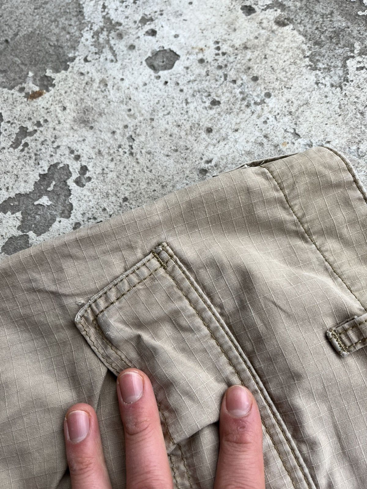 Carhartt × Carhartt Wip 90s Carhartt Double Knee Cargo Faded Distressed Pants Y2K Size US 36 / EU 52 - 7 Thumbnail