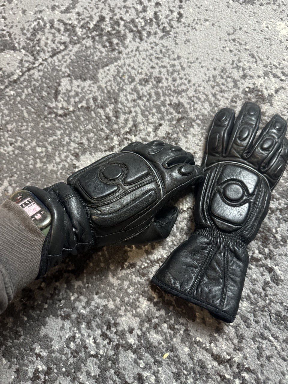 Leather × Vintage Vintage Y2K Leather Motorcycle Opium Owens Style Gloves Size ONE SIZE - 5 Thumbnail