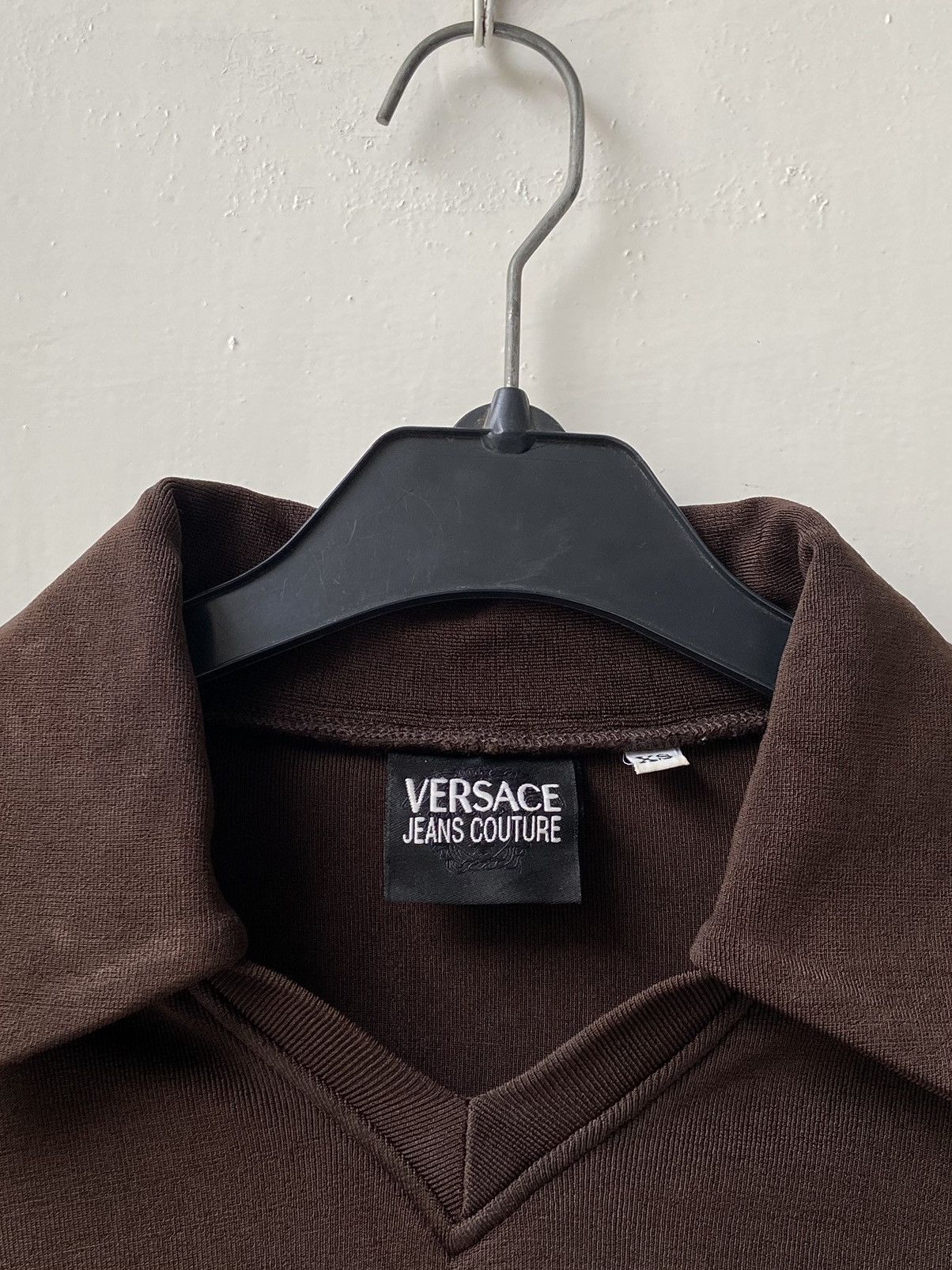 Versace Versace Jeans Couture Brown T-shirt Size XXS / US 00 / IT 34 - 5 Thumbnail