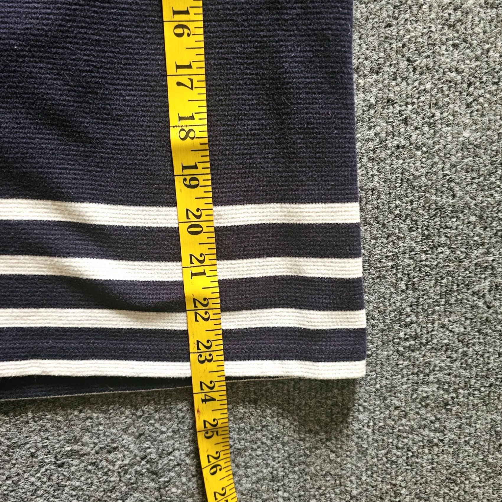 Talbots Talbots Top Shirt Womens Large Blue Red Striped 3/4 Sleeve Zipper Career Casual Size L / US 10 / IT 46 - 6 Thumbnail