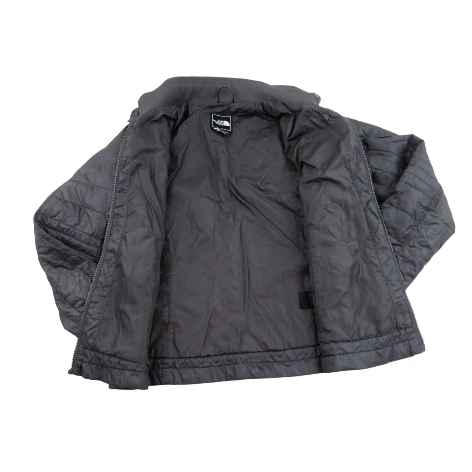The North Face The North Face Quilted Gray Nano Puff Insulated Jacket Womens Small Thermoball Size S / US 4 / IT 40 - 6 Thumbnail