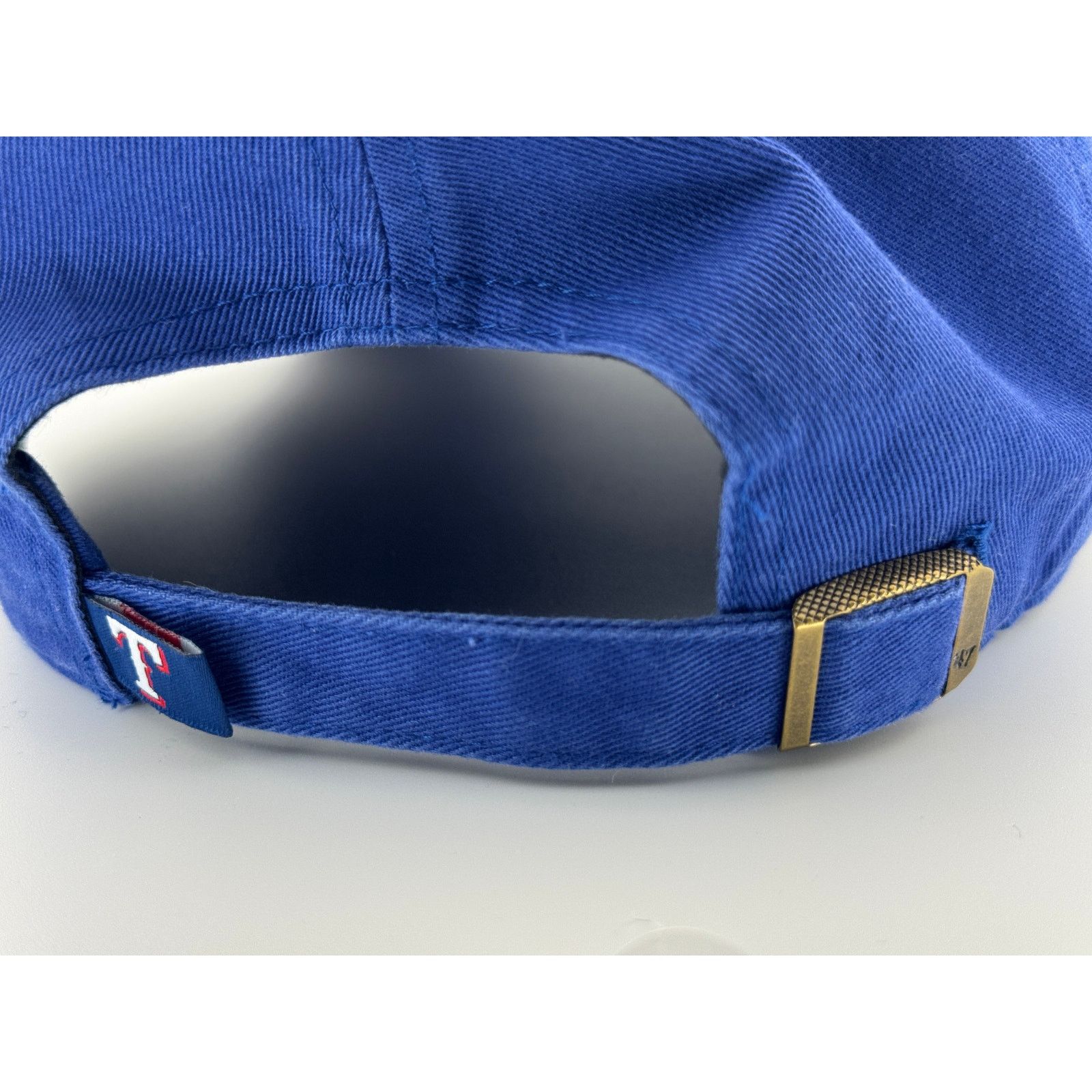 47 Brand New Texas Rangers Hat - '47 Clean Up Strapback Dad Cap Size ONE SIZE - 4 Thumbnail