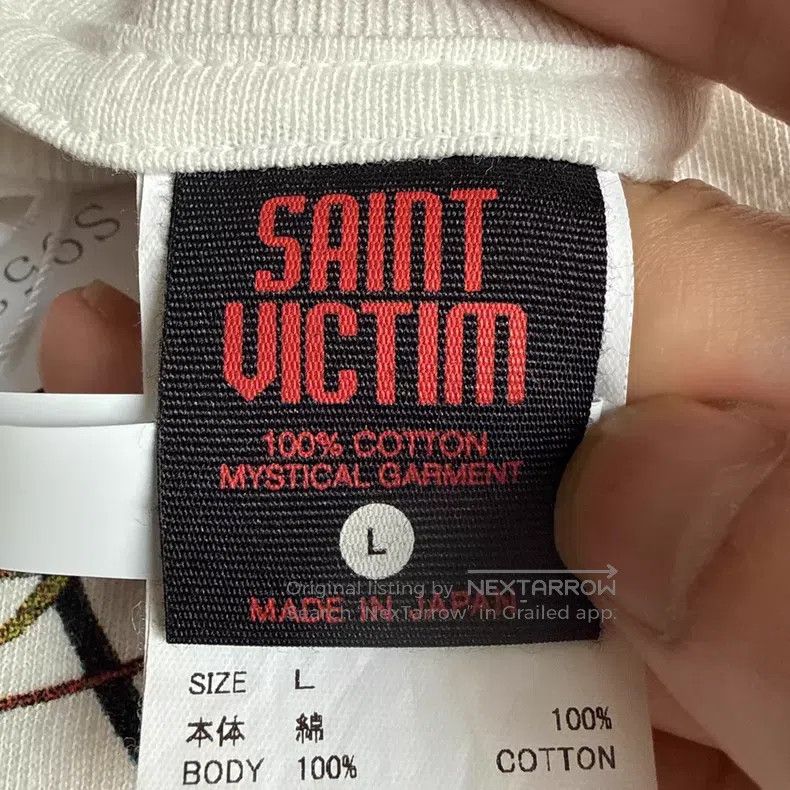 Saint Michael Saint Michael Collaboration pattern printed crew neck shor Size US L / EU 52-54 / 3 - 2 Thumbnail