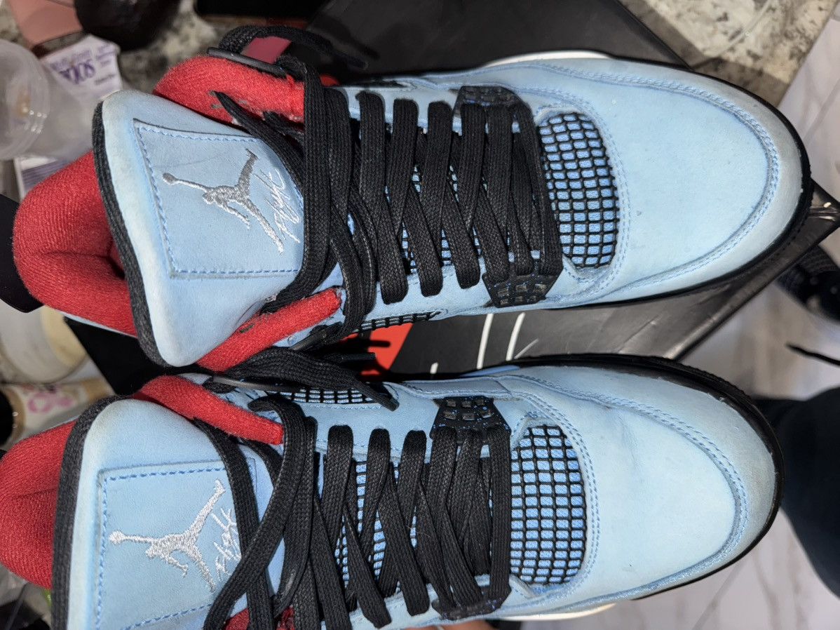 Nike × Travis Scott Nike x Travis Scott Air Jordan 4s Size US 10.5 / EU 43-44 - 5 Thumbnail