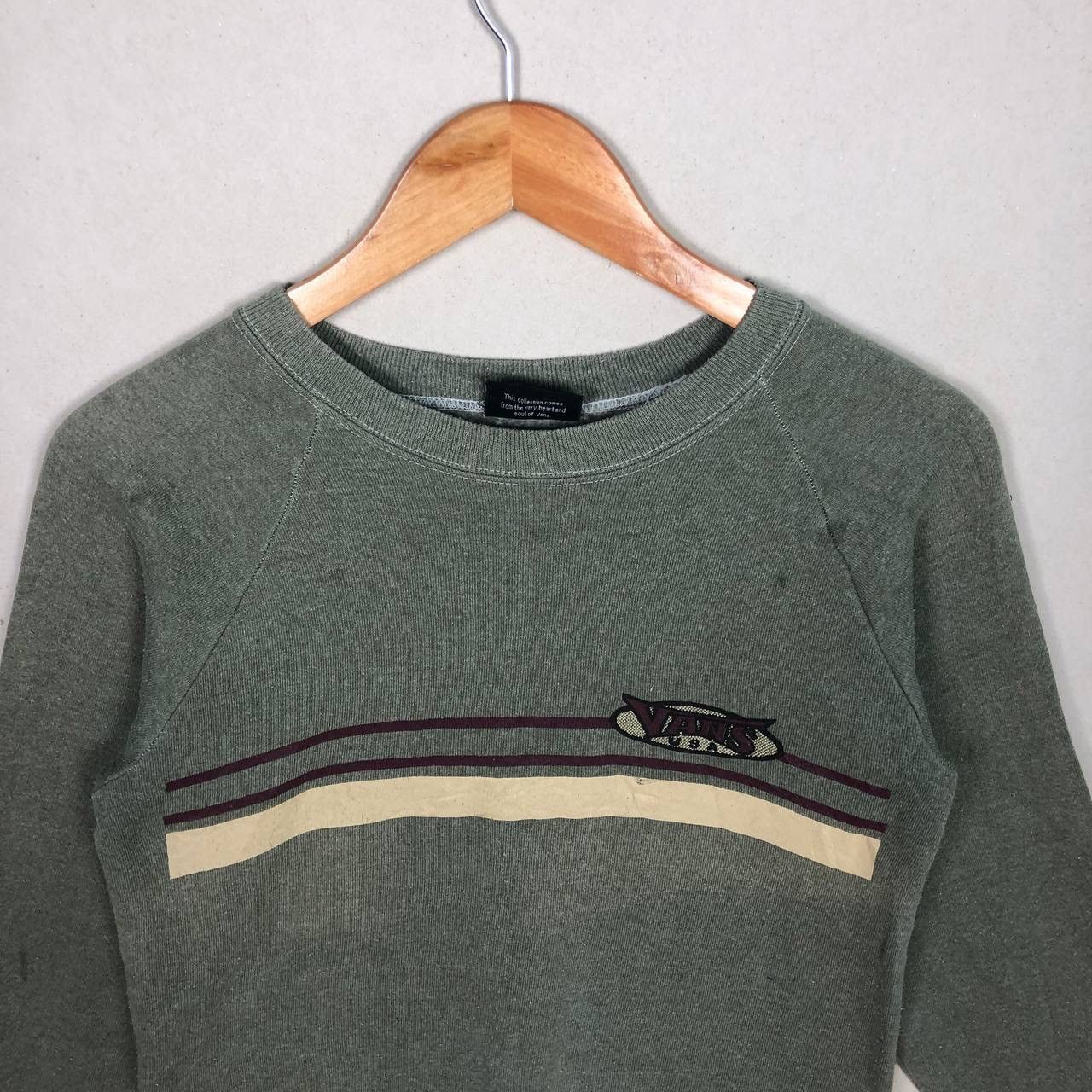 Vans × Vintage Vintage 90s Vans Skateboard Sweatshirt Size US S / EU 44-46 / 1 - 3 Thumbnail