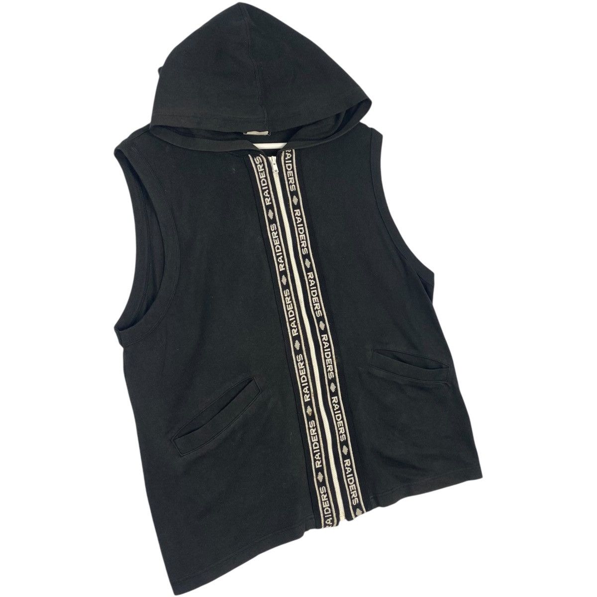 Vintage Vintage Los Angeles Raiders Hoodie Full Zip Vest Jumper S Size US S / EU 44-46 / 1 - 3 Thumbnail
