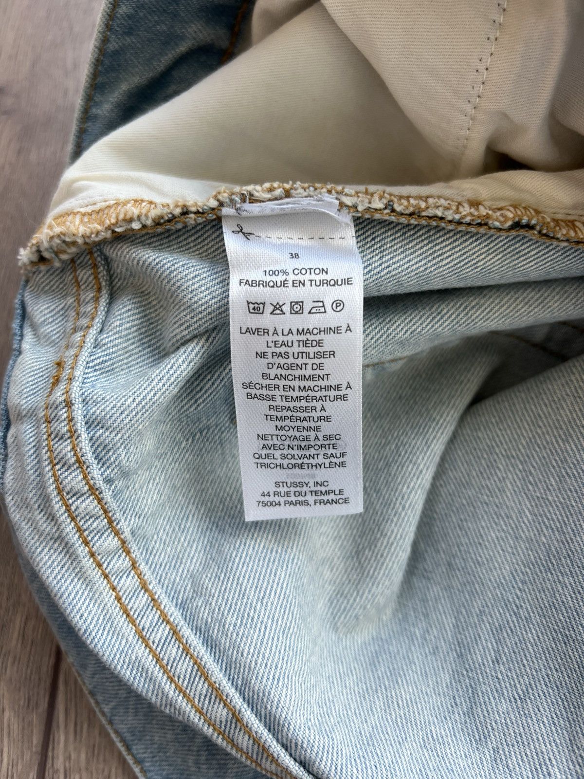 Stussy Stussy New Classic Denim Jean Light Blue 38 Size US 38 / EU 54 - 7 Thumbnail
