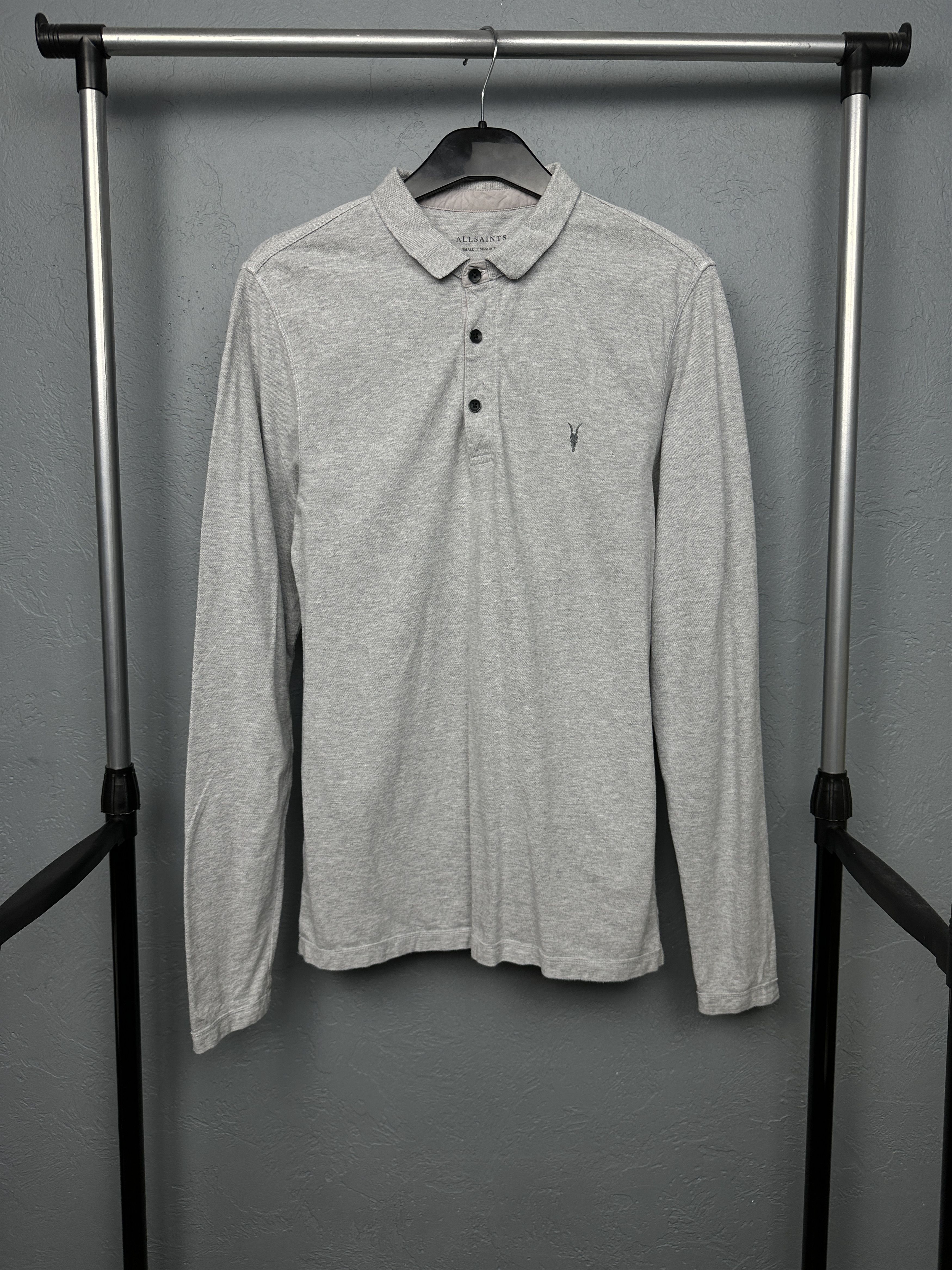 Allsaints Allsaints Mens Reform Long Sleeve Polo Shirt Size US S / EU 44-46 / 1 - 1 Thumbnail