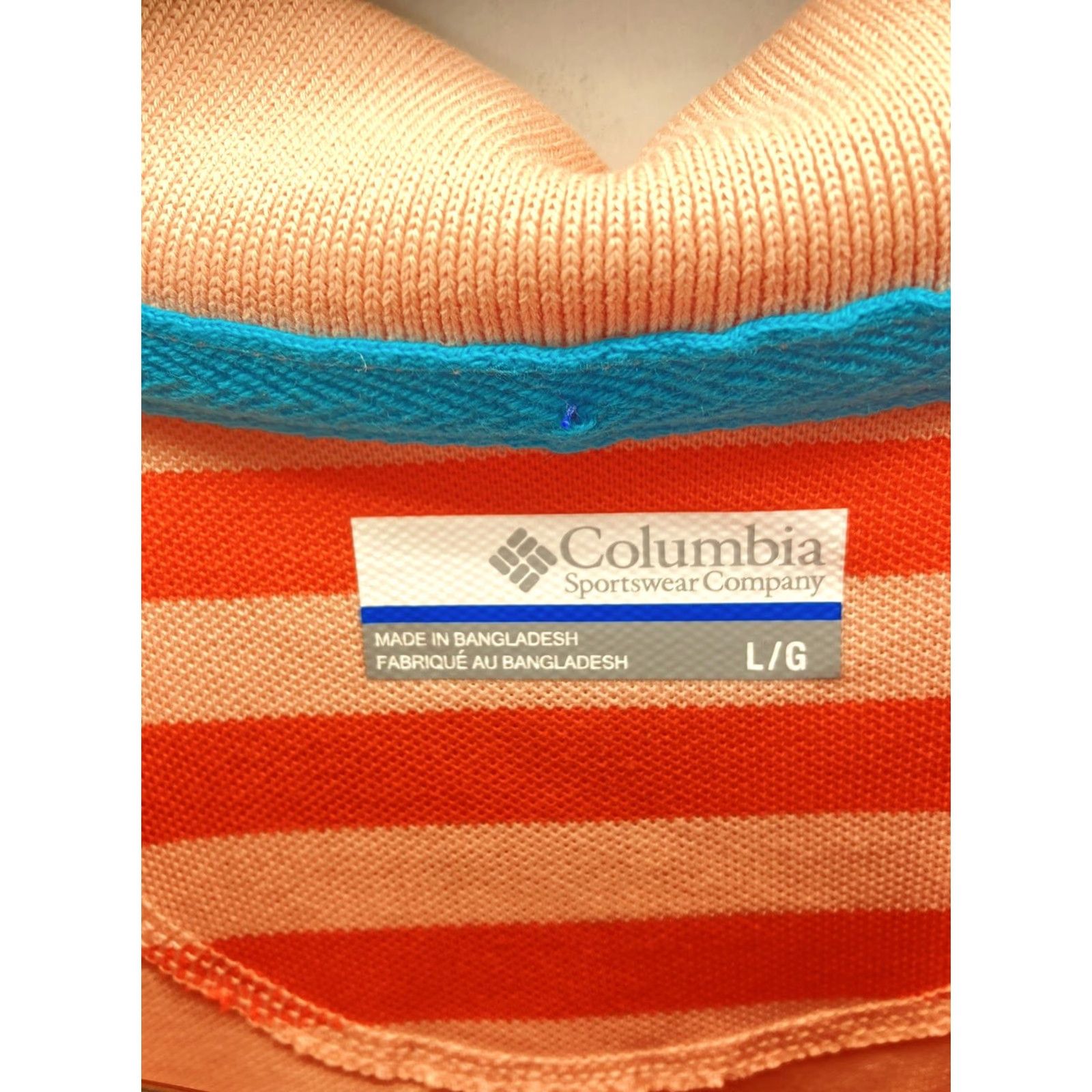 Vintage Columbia Polo Shirt Men L Short Sleeve Button Knit Coral Salmon Pink PFG Size US L / EU 52-54 / 3 - 6 Thumbnail