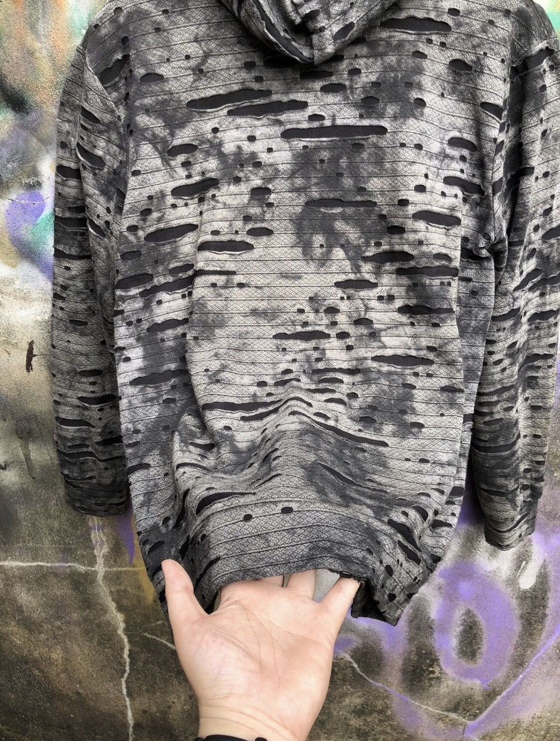 If Six Was Nine × Japanese Brand × Le Grande Bleu (L.G.B.) Japanese Brand - Distressed Hoodie Zipper Jacket Grunge Punk Size US L / EU 52-54 / 3 - 5 Thumbnail
