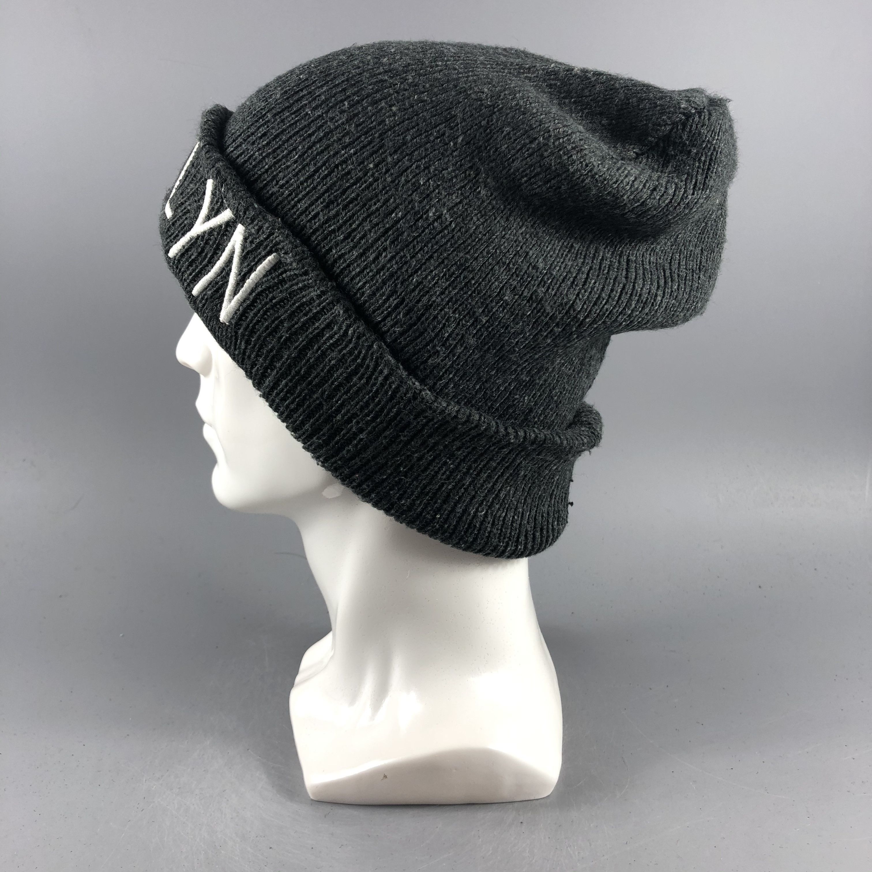 Other × Vintage Brooklyn Minimalist Beanie Snow Hat Snow Cap -D024 Size ONE SIZE - 2 Thumbnail