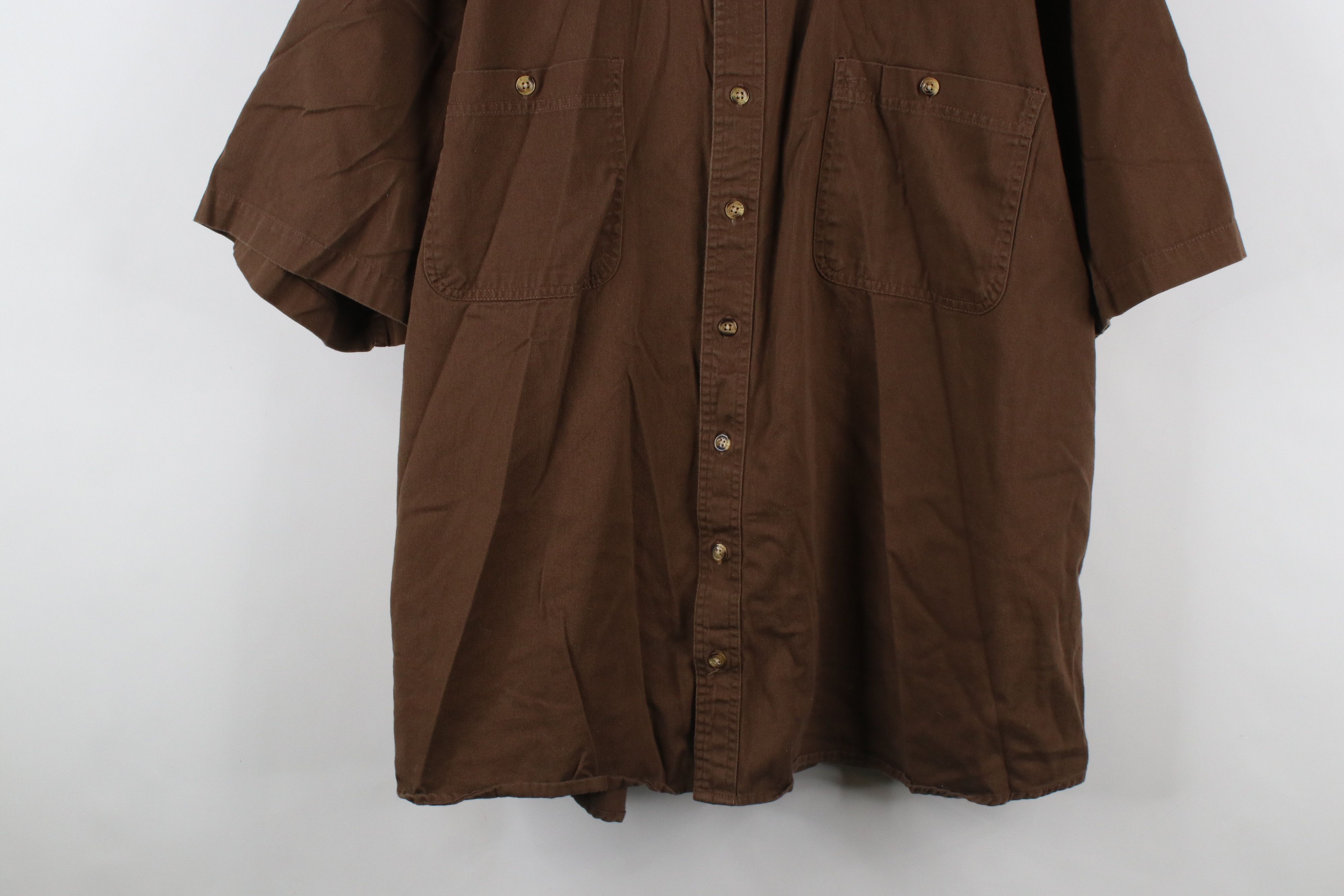 Vintage Vintage 90s Streetwear Short Sleeve Collared Button Shirt Size US XXL / EU 58 / 5 - 3 Thumbnail