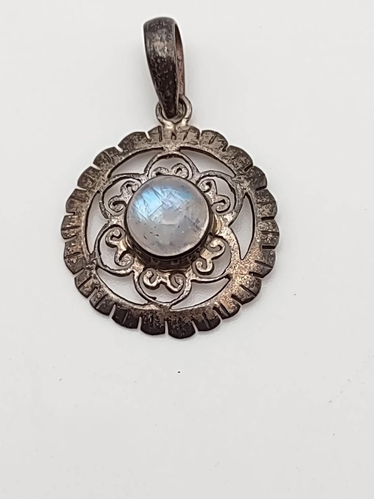 Other Sterling Silver Moonstone Filigree Pendant 2.18g Size ONE SIZE - 1 Thumbnail