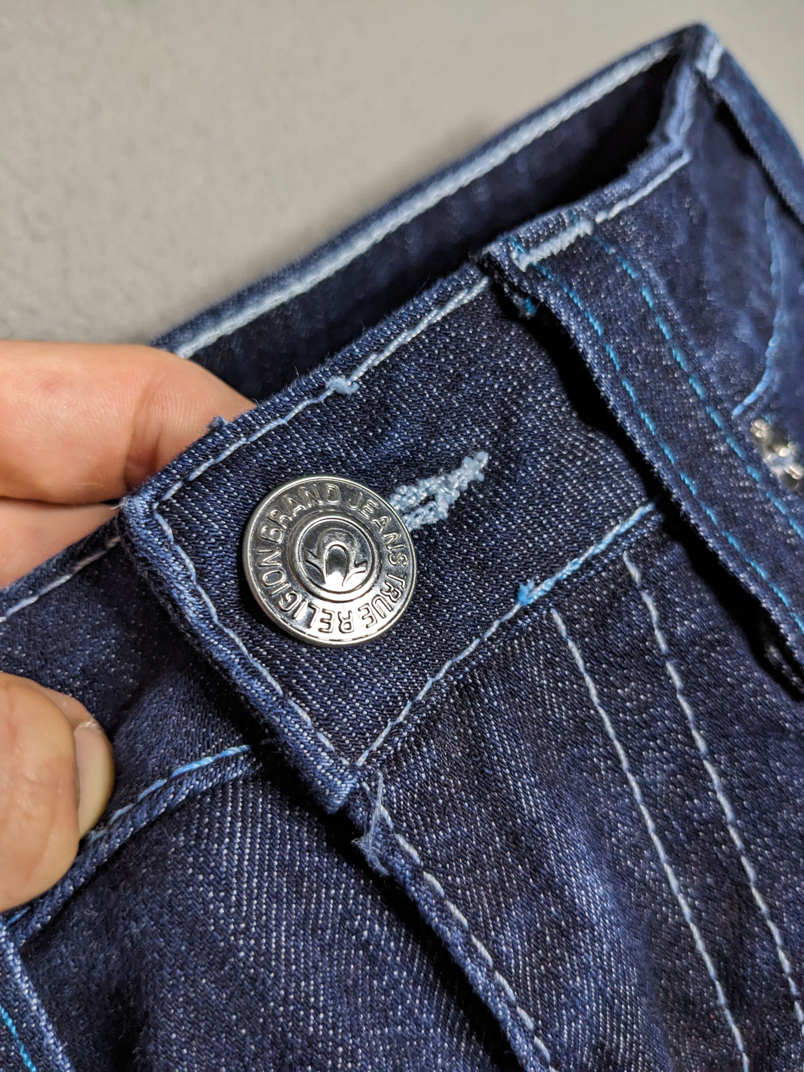 True Religion True Religion Low Rise Skinny Jeans 28x32 Slim Denim Y2K USA Size 28" / US 6 / IT 42 - 9 Thumbnail